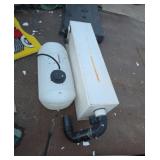 Sprayer tank and water tank
