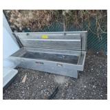Checker plate aluminum tool box