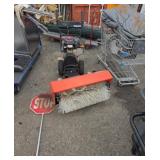 Compact 24 parking lot sweeper