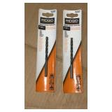 2 RIDGID 7/32-inch Black Oxide Drill Bit