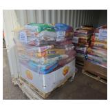 1667 pounds of pet food pallet 1100