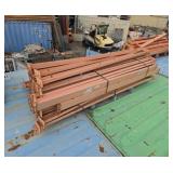 Pallet of structural building beams
