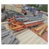 Pallet of  racking beams