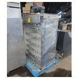Roll down lockable cabinet