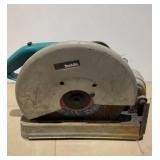 metal-cutting chop saw. Not tested.