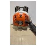 gas-powered backpack leaf blower
