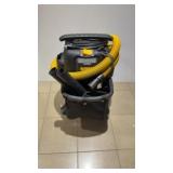 Dewalt shop vacuum cleaner with attachments.