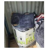 Pallet of seat covers different colors different