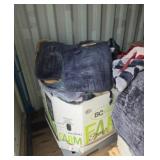 Pallet of seat covers different colors different