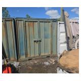 Approximately a 7x7 forkliftable storage