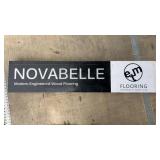 19.36 sq. ft Oak natural novabelle engineered