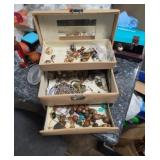 Jewelry box of miscellaneous jewelry