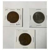 3 collectable coins