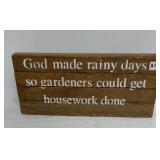 Artisan Hand crafted Sign