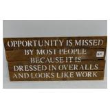 Artisan Hand crafted Sign