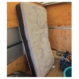 Single mattress water stand on one side a little