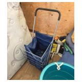 Rolling shopping cart