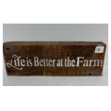 Artisan Hand crafted Sign