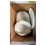 Park a medium sized weights, one bowl and one