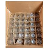 Box of miscellaneous glassware, approximately 35