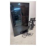 65ï¿½ tv, with mount and remote