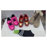 Girls shoes size 10 and pair of socks size 4-10