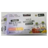 Fruit and vegetable pouches box open