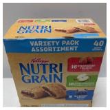 Box open nutri grain bars