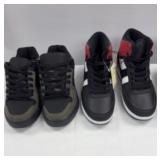 $90 boys shoes size 5 & slippers 4-5
