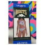 $16 girls bathing suit size 10/12
