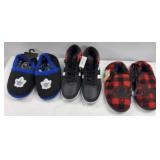 $60 boys shoes size 3 and slippers size 2-3
