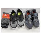 $70 men's size 12 shoes and 7-12 thermal socks