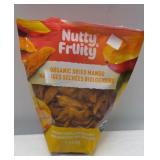 $26 organic dried mango. Open bag