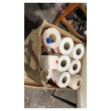 Box of POS receipt paper rolls