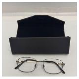 Glasses frames no lenses and case