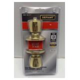$10 Defiant keyed entry lock polished brass