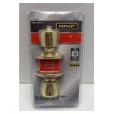 $10 Defiant keyed entry lock polished brass