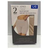 2 pack slip short size large