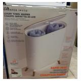 Luxury towel warmer. Not tested