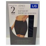 $10 ladies size L slip shorts