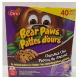 40 pouches Bear Paw chocolate chip , bb - March