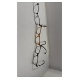 $20 3 pair reading glasses 2 broken +2.