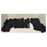 6 black womans shirts size XS