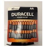 Open box of buracell AA batteries