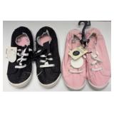 $35 2 pairs - girls size 2 shoes