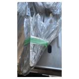 Set of 12 Japanese stainless steel mini tongs