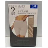 2 pack womenï¿½s size large slip short