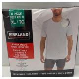 6 pack menï¿½s crew neck t-shirts - box damaged
