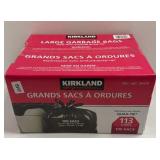 $15 garbage bags 114 litres. Open box.