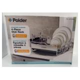 $45 polder 4 piece dryer rack. Box open.